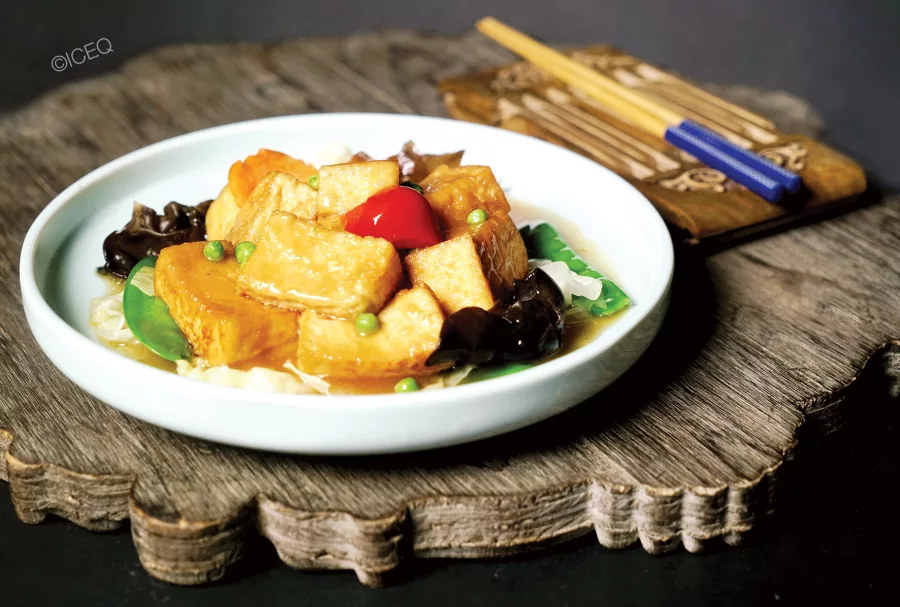 G Tofu braise aux legumes